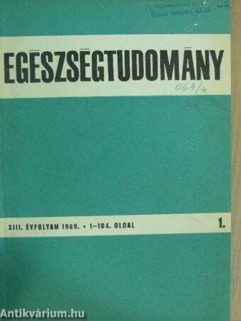 Egészségtudomány 1969/1-4.