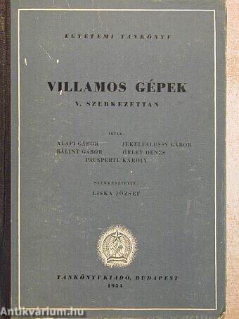 Villamos gépek V.