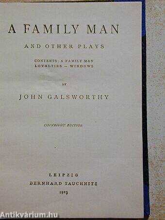 A Family Man and other Plays