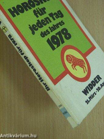 Ihr Horoskop für jeden Tag des Jahres 1978