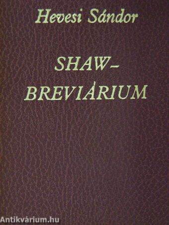 Shaw-breviárium