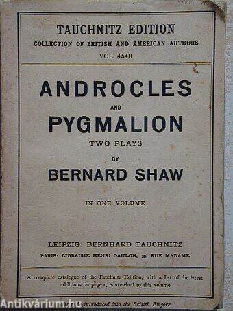 Androcles/Pygmalion