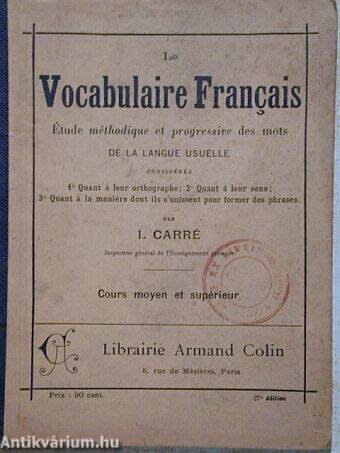 Le Vocabulaire Francais