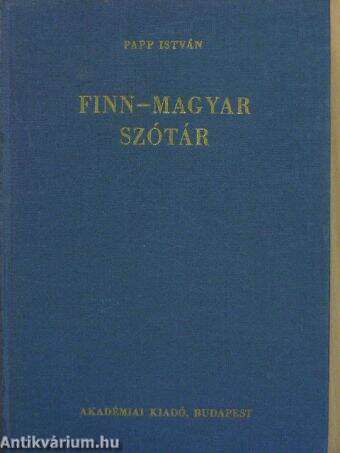 Finn-magyar szótár