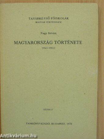 Magyarország története 1945-1962