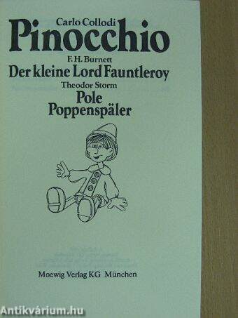 Pinocchio/Der kleine Lord Fauntleroy/Pole Poppenspäler