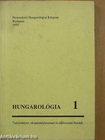 Hungarológia 1.