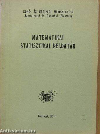 Matematikai statisztikai példatár