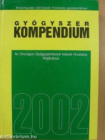 Gyógyszer kompendium 2002