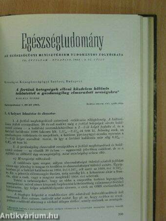 Egészségtudomány 1963/1-4.