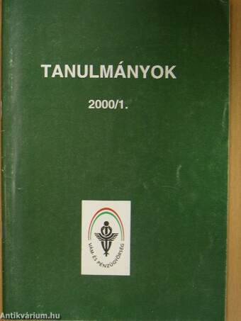 Tanulmányok 2000/1.