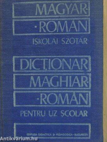 Magyar-román iskolai szótár