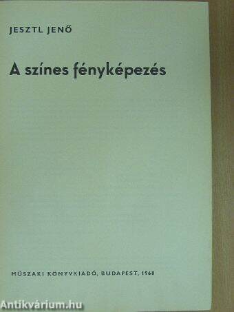 A színes fényképezés