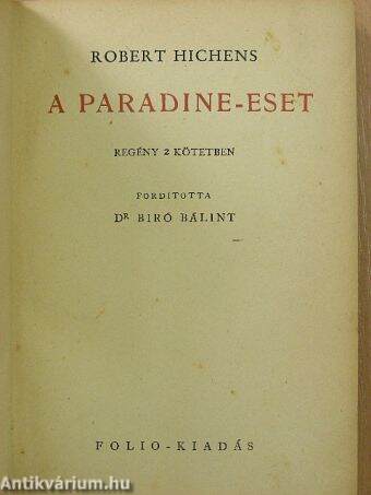A Paradine-eset I-II.