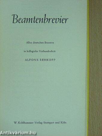 Beamtenbrevier