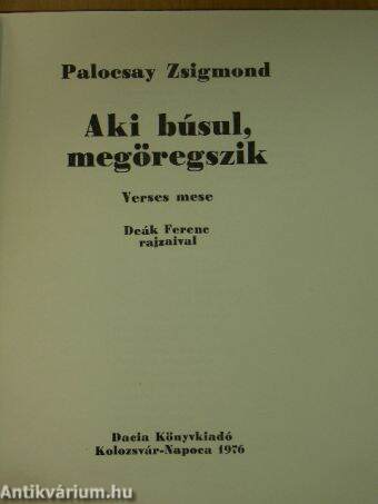 Aki búsul, megöregszik