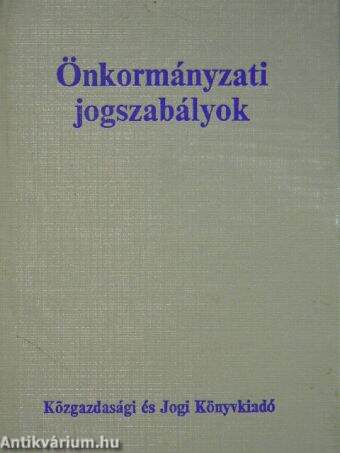 Önkormányzati jogszabályok