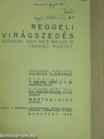 Reggeli virágszedés