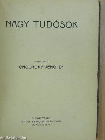 Nagy tudósok