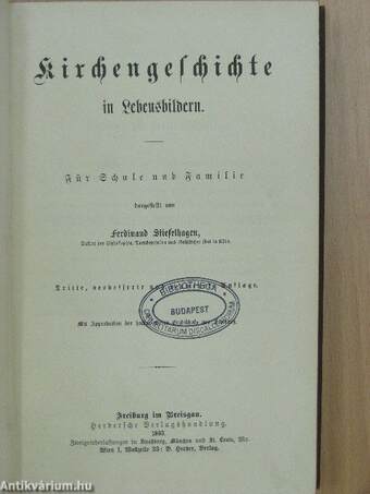 Kirchengeschichte in Lebensbildern (gótbetűs)