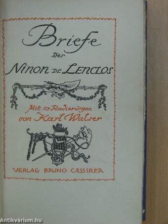 Briefe der Ninon de Lenclos