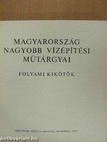 Magyarország nagyobb vízépítési műtárgyai - Folyami kikötők