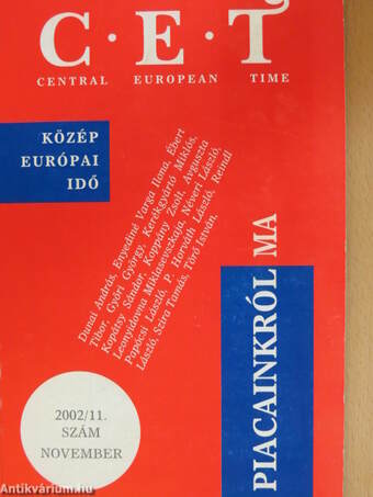 C. E. T Central European Time 2002. november-december