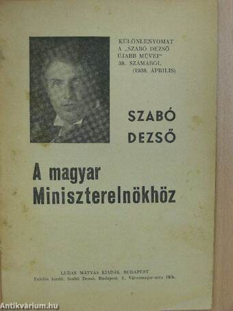 A magyar Miniszterelnökhöz