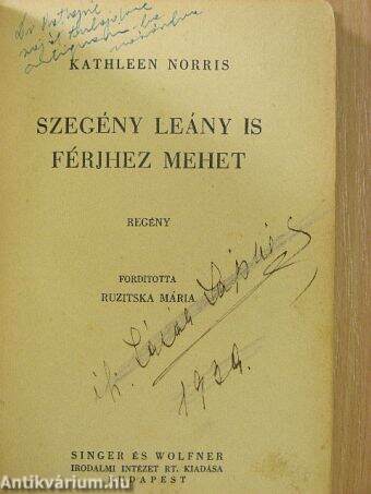 Szegény leány is férjhez mehet