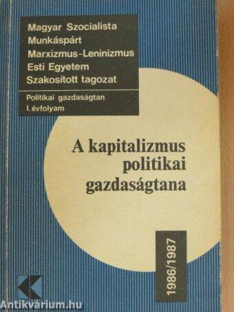 A kapitalizmus politikai gazdaságtana