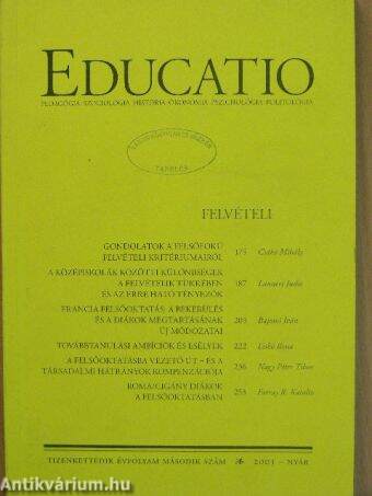 Educatio 2003. nyár