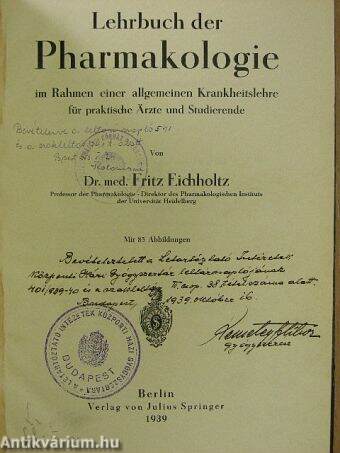 Lehrbuch der Pharmakologie