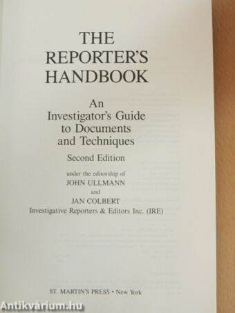 The Reporter's Handbook