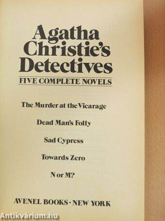 The Murder at the Vicarage/Dead Man's Folly/Sad Cypress/Towards Zero/N or M?