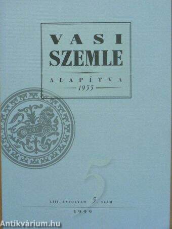 Vasi Szemle 1999/5.