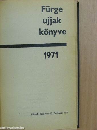 Fürge Ujjak Könyve 1971