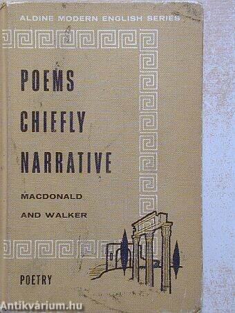 Poems chiefly narrative