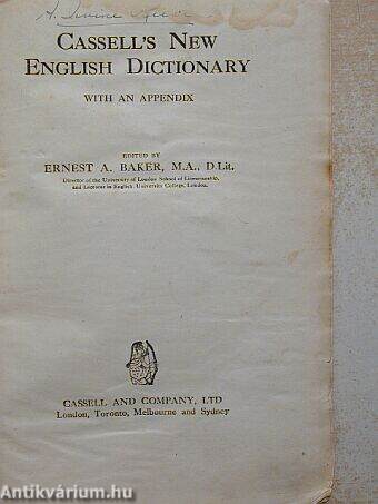 Cassel's New English Dictionary