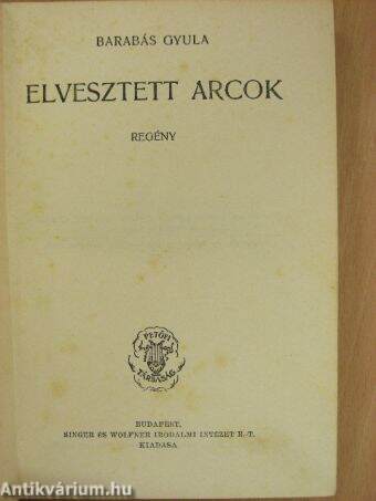 Elvesztett arcok