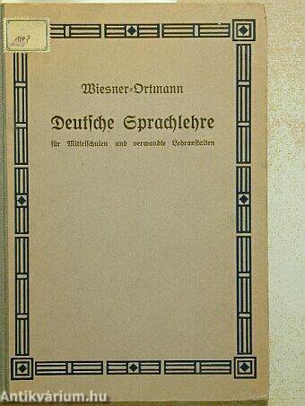 Deutsche Sprachlehre (gótbetűs)