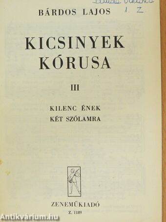 Kicsinyek kórusa III.