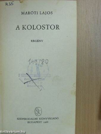 A kolostor