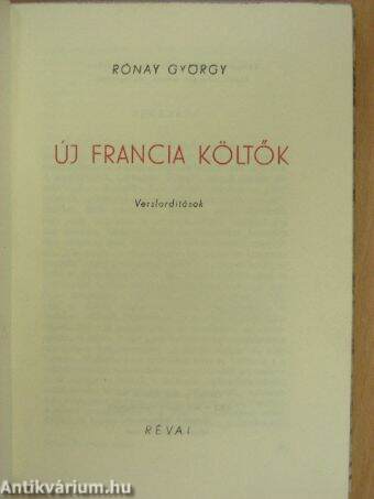 Új francia költők