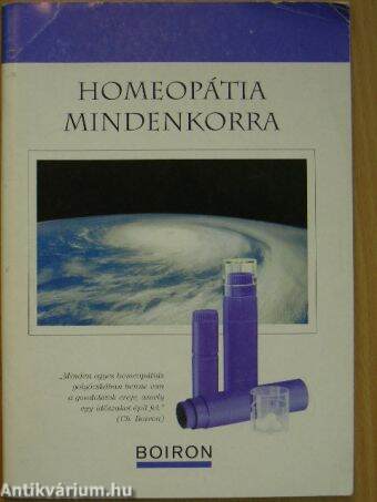 Homeopátia mindenkinek mindenkorra