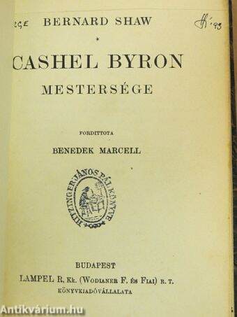 Cashel Byron mestersége