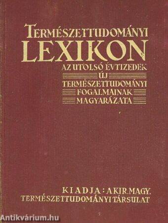 Természettudományi lexikon