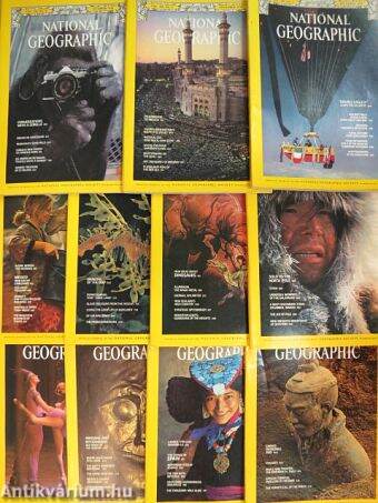 National Geographic 1978. (nem teljes évfolyam)