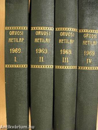 Orvosi hetilap 1969. január-december I-IV.