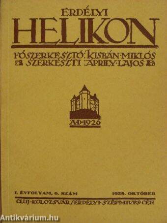 Erdélyi Helikon 1928. október