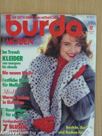 Burda Moden Dezember 1989